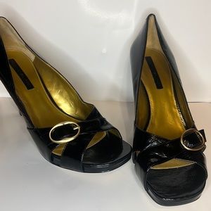 Black patent Bandolino heels new sz11M